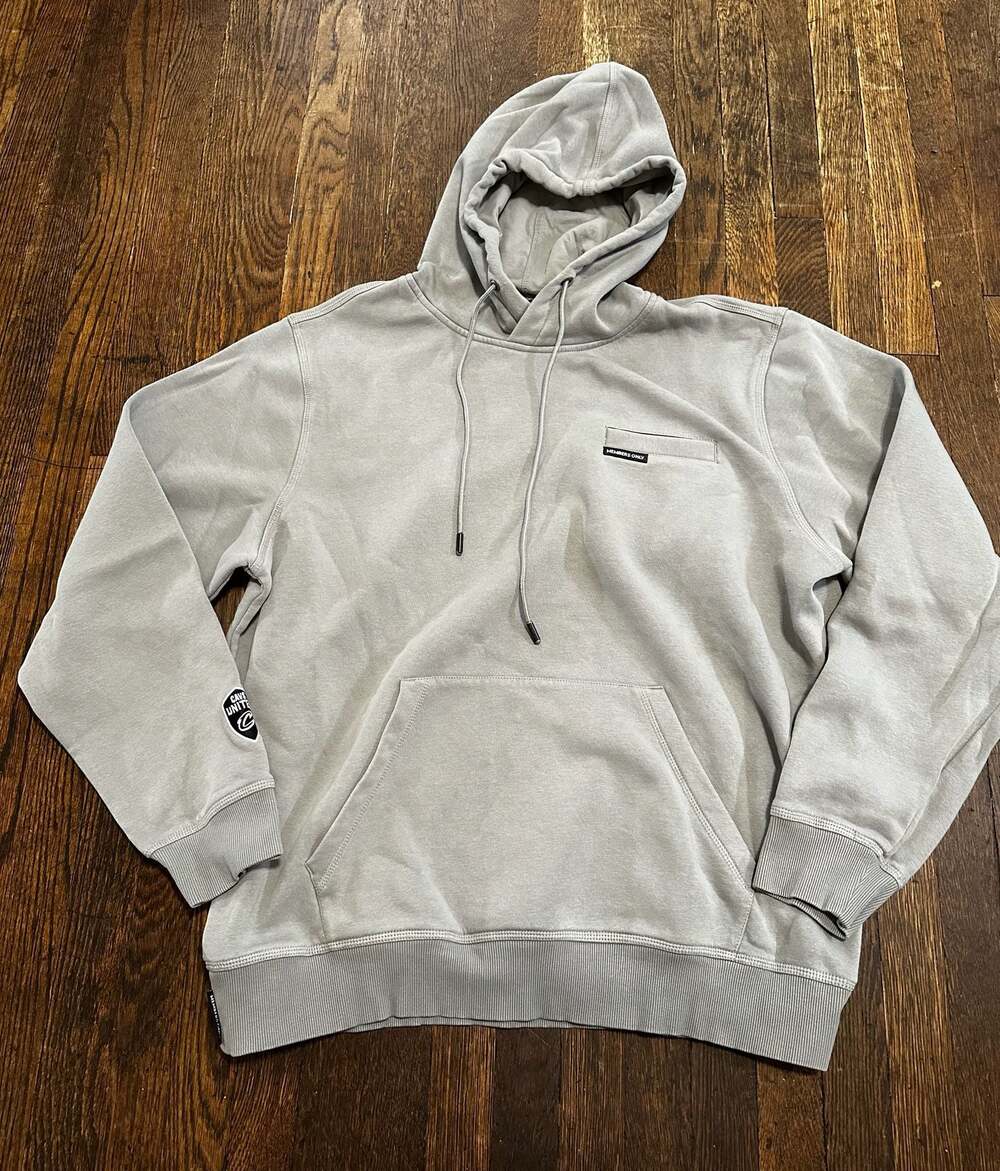 Members Only Cleveland Cavs Cavaliers United Grey Pullover Hoodie Sweatshirt L